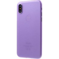 Back Cover Σιλικόνης Violet (iPhone X / Xs)